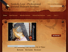 Tablet Screenshot of iamsankofa.com